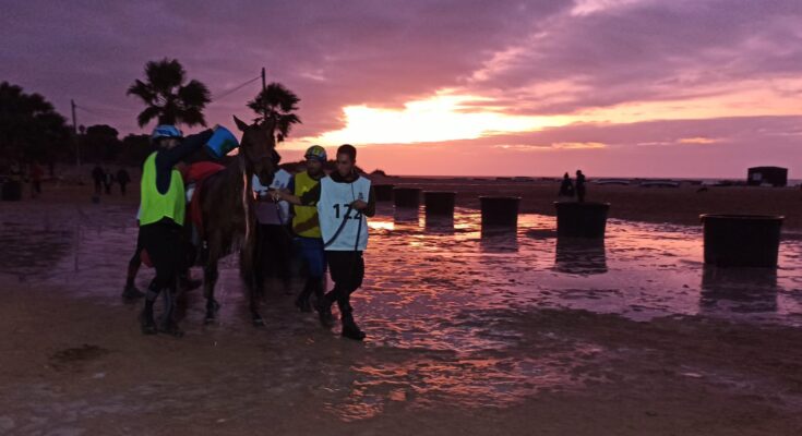 Atardecer y último competidor